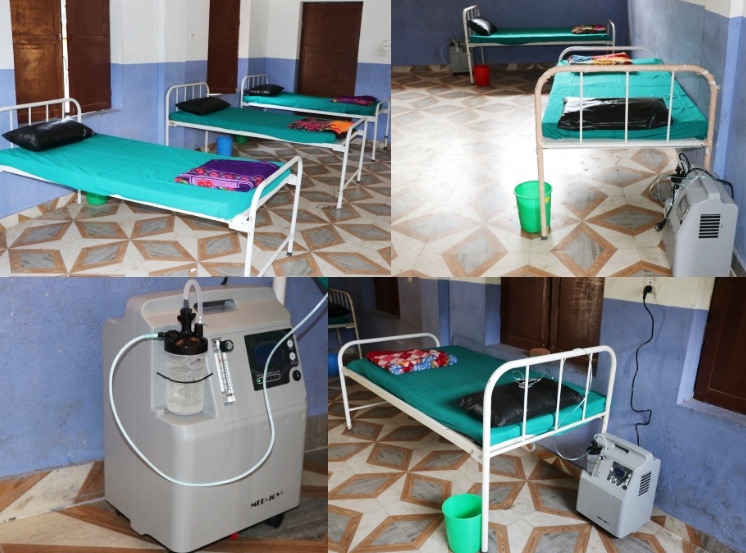 छत्रेश्वरि गाउँपालिकाद्धारा १० बेडको अक्सिजन सहितको कोभिड उपचार कक्ष संचालनमा