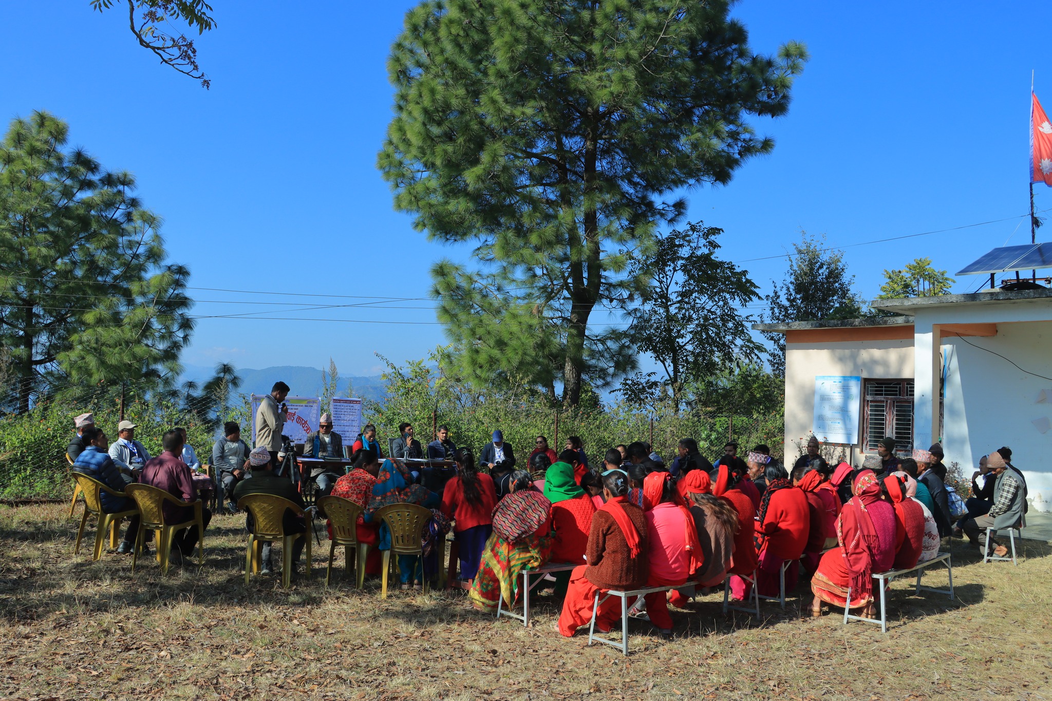 त्रिवेणी गाउँपालिका सल्यानको सार्वजनिक सुनुवाई वडा नं. ४ को फलाबाङमा सम्पन्न